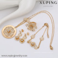 63737-Xuping Fashion Wedding Flower Jewelry Classic Jewelry Set para mujeres